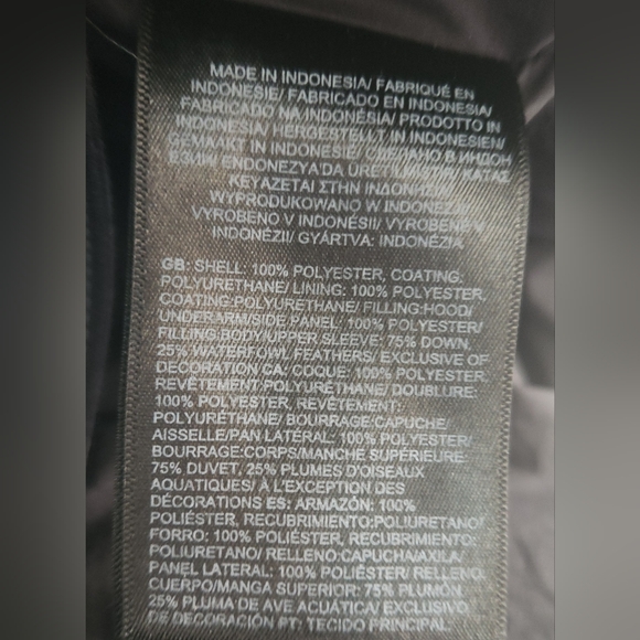 The North Face Girl's Down Winter Hooded Jacket Size XL/14-16 - Picture 7 of 7